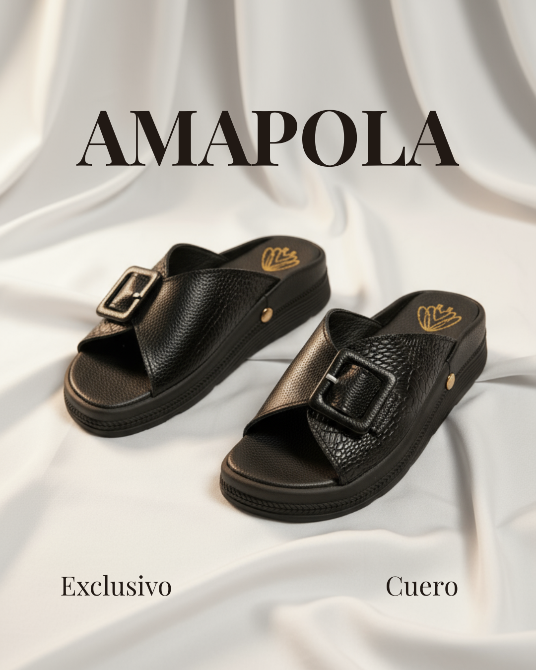 AMAPOLA SANDALIA EN CUERO