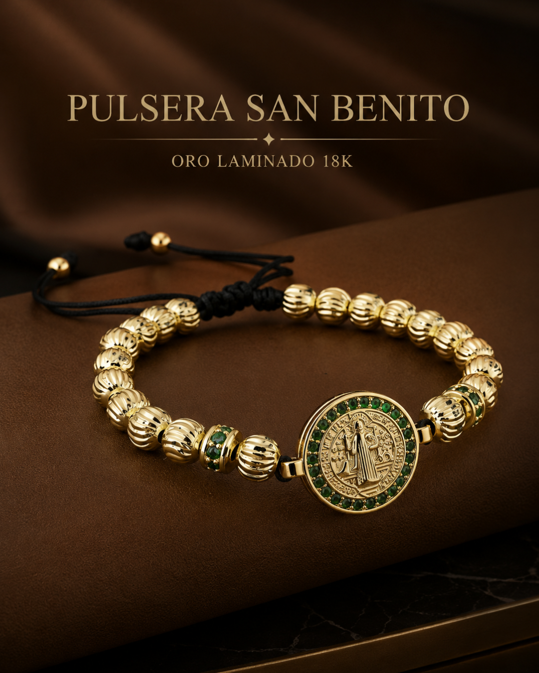 PULSERA SAN BENITO 18K