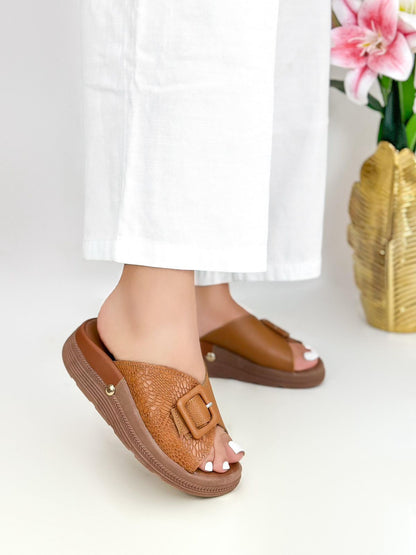 SANDALIAS AMAPOLA EN CUERO