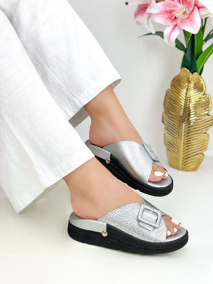 SANDALIAS AMAPOLA EN CUERO