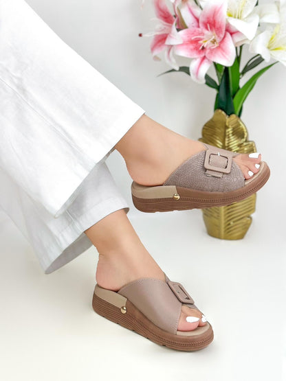 SANDALIAS AMAPOLA EN CUERO